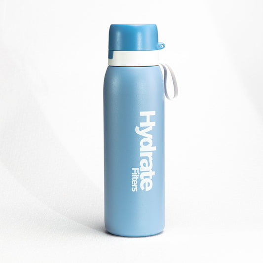 H2Go Filtered Water Bottle - Stainless Steel 740ml