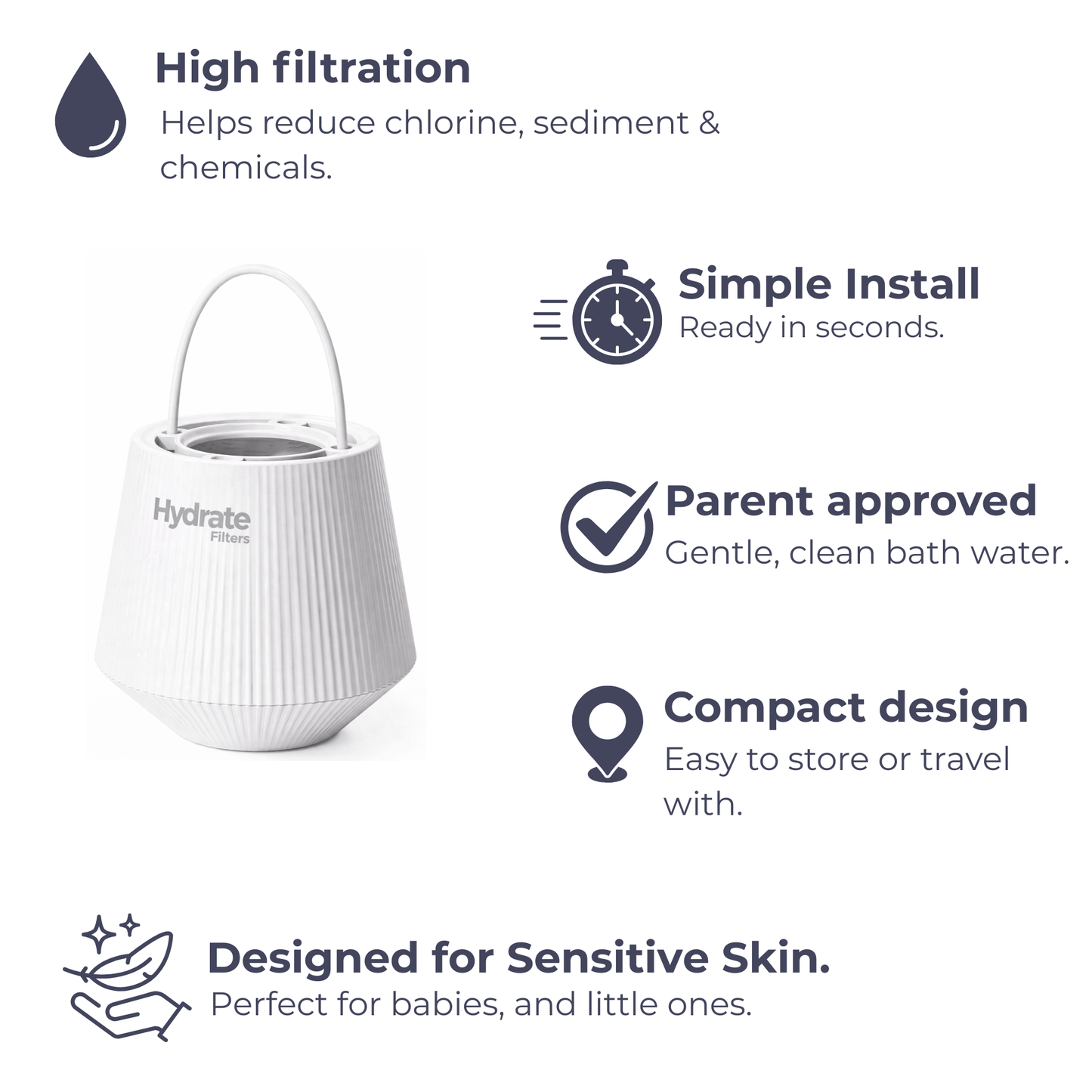 NaturaWai Bath Filter NZ | Skin, Hair & Baby-Safe Bathing