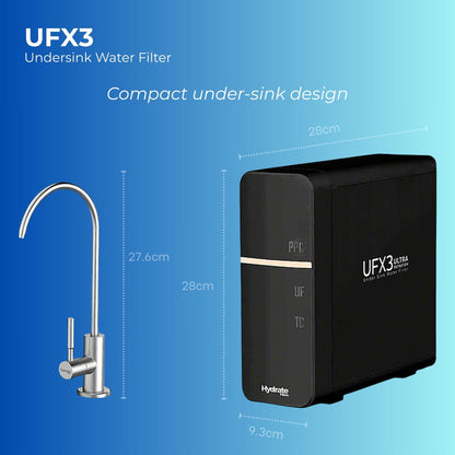 UFX3 | Water Filter - High Filtration, Chlorine & Heavy Metals Removal