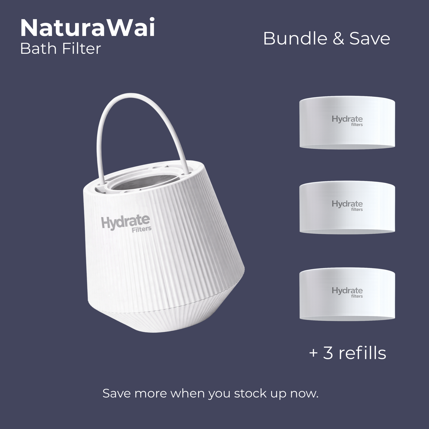 NaturaWai Bath Filter NZ | Skin, Hair & Baby-Safe Bathing