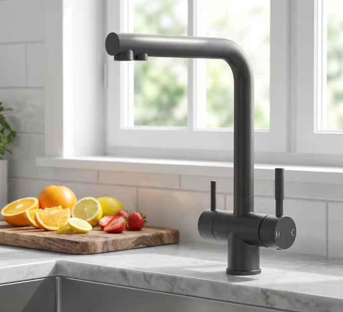 dual tap for water filter and kitchen mixer
