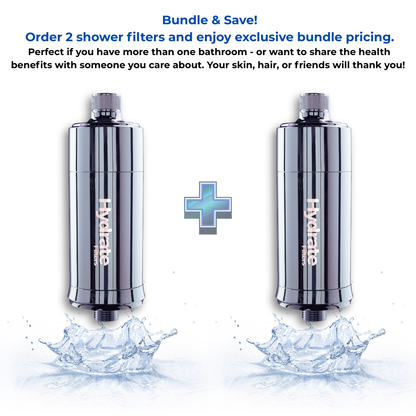 NaturaWai Shower Filter | Chlorine, Heavy metals, Eczema & Skin Health